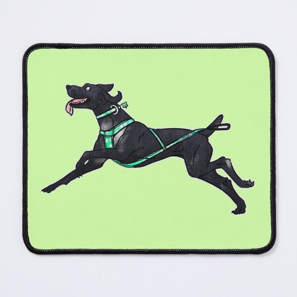 Item preview, Run! Docked Black German Shorthaired Pointer designed and sold by Sparklepupfaeri.
