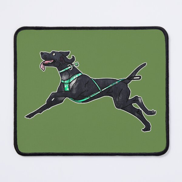 Item preview, Run! Undocked Black German Shorthaired Pointer designed and sold by Sparklepupfaeri.