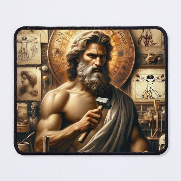 Item preview, Leonardo “Hephaestus” Da Vinci designed and sold by Labcoat Legends.