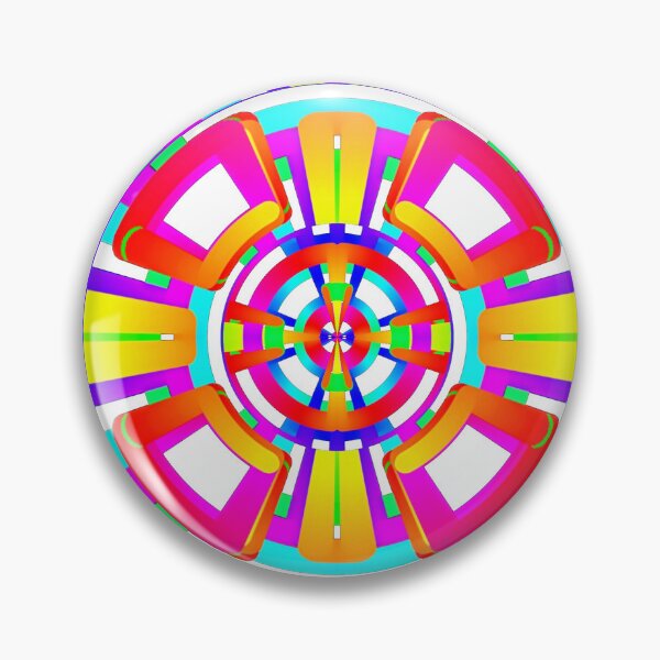 Item preview, Colorful Block Tunnel Pattern designed and sold by SuperMoniHalo.