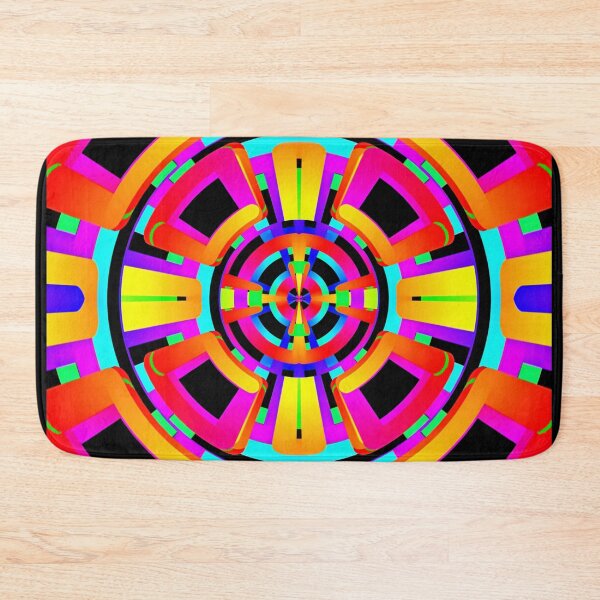 Item preview, Colorful Block Tunnel Pattern designed and sold by SuperMoniHalo.