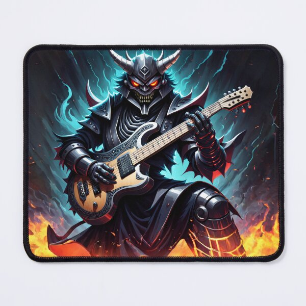 Item preview, Armored Guitar Demon designed and sold by Raging Woody Designs.