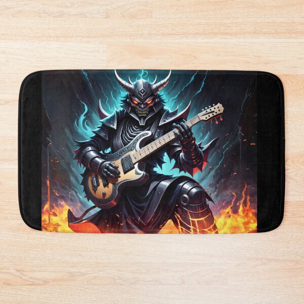 Item preview, Armored Guitar Demon designed and sold by Raging Woody Designs.