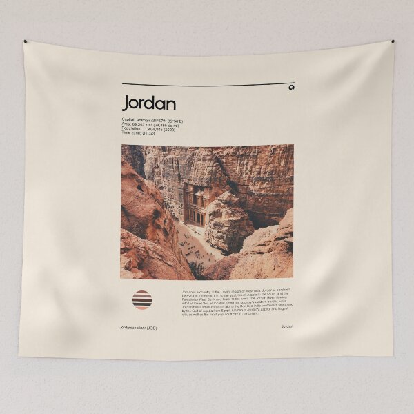 Item preview, Visit Jordan (Travel poster) designed and sold by RabbitK.