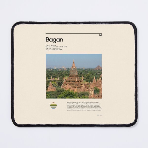 Item preview, Visit Bagan, Myanmar (Travel poster) designed and sold by RabbitK.
