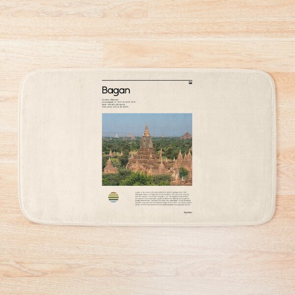 Item preview, Visit Bagan, Myanmar (Travel poster) designed and sold by RabbitK.