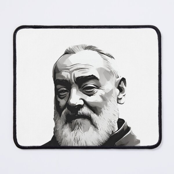 Item preview, Saint Padre Pio Catholic  designed and sold by CyberArtistOne.