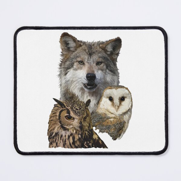 Item preview, Wolf and owls designed and sold by obscurite.