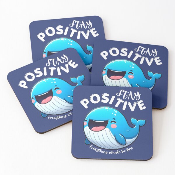 Item preview, Stay Positive - Everything Whale Be Alright designed and sold by The magic  Yellow bus.