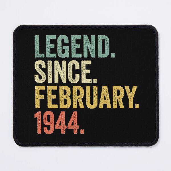 Item preview, Vintage Legend Since February 1944 80th Birthday 80 Years Old designed and sold by Merchrise.