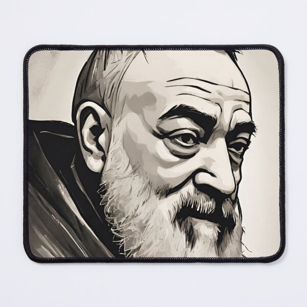 Item preview, Saint Padre Pio Catholic  designed and sold by CyberArtistOne.