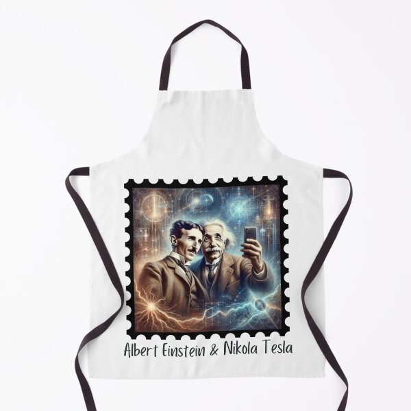 Item preview, Einstein & Tesla Selfie II designed and sold by Labcoat Legends.