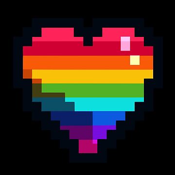 Artwork thumbnail, Little Rainbow Heart by Flickingjane