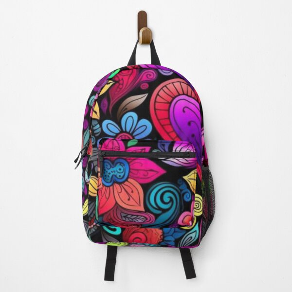Item preview, Brightly colored heart and flowers designed and sold by Blessinger77.