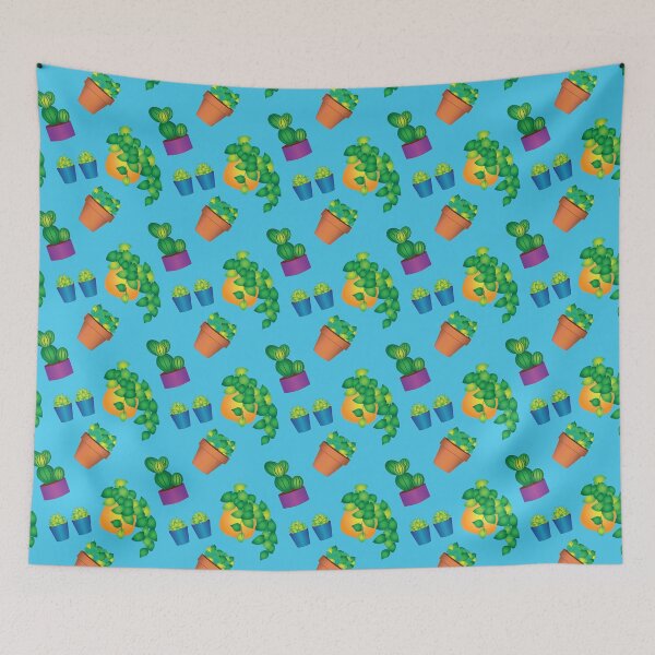 Item preview, House plants pattern designed and sold by Linsey-Grace.