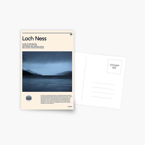 Item preview, Visit Loch Ness, Scotland (Travel poster) designed and sold by RabbitK.