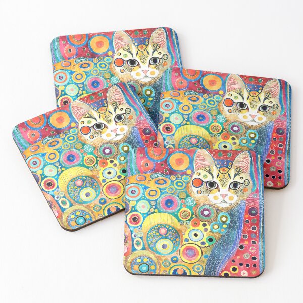 Item preview, Gustav Klimt Inspired Cat designed and sold by Heather  Wheeler.