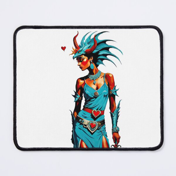 Item preview, Turquoise Rebel, Warrior Valentine's day designed and sold by filusattila.