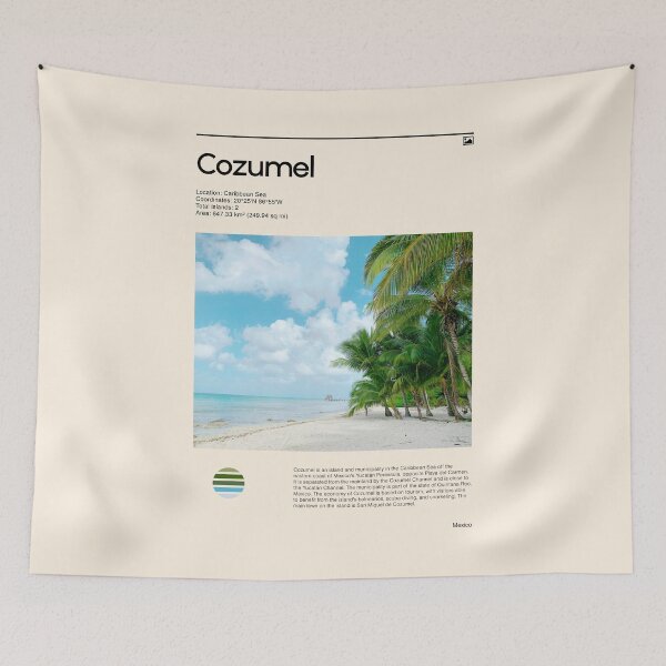 Item preview, Visit Cozumel, Mexico (Travel poster) designed and sold by RabbitK.