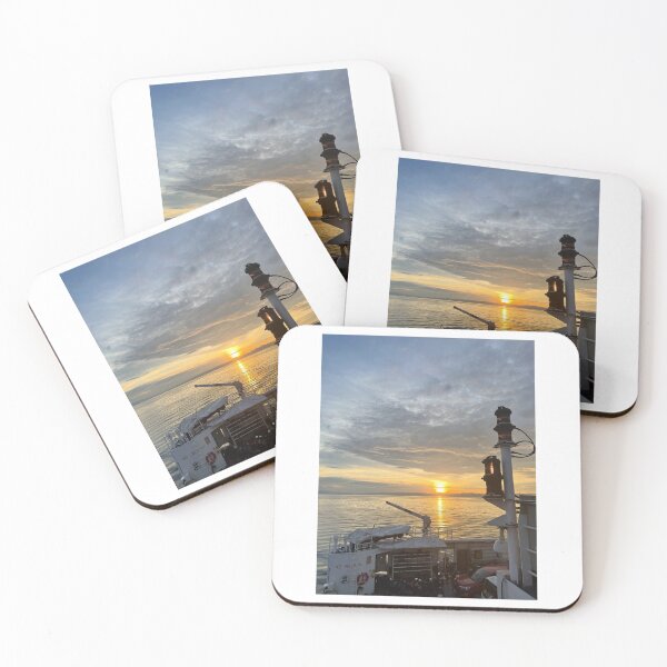 Item preview, SUNSET OVER THE FERRY designed and sold by iAmmAja43.