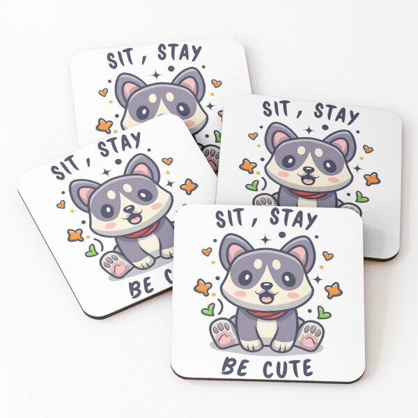 Item preview, Sit, Stay, And Be Cute designed and sold by PlanetMarker.