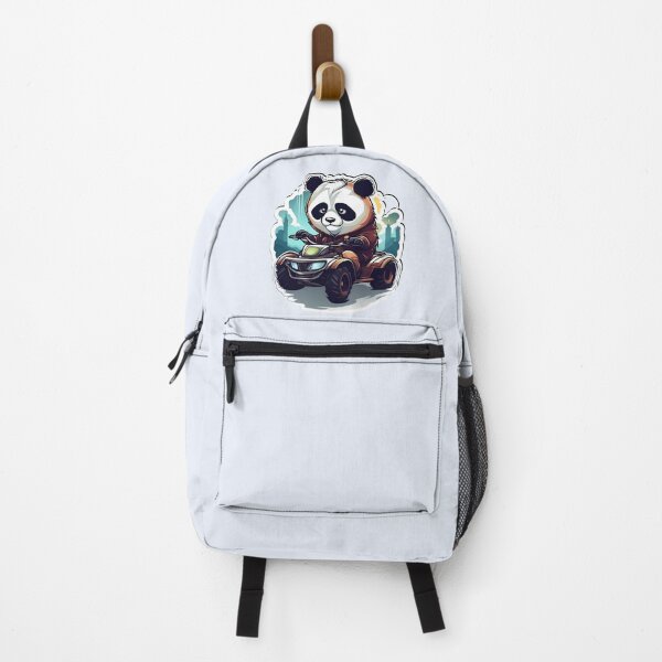 Item preview, Cute Happy Panda On A Quad designed and sold by TheArtOfPat.