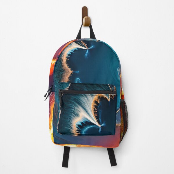 Item preview, Cascading Waves on Fire designed and sold by tobyheward.