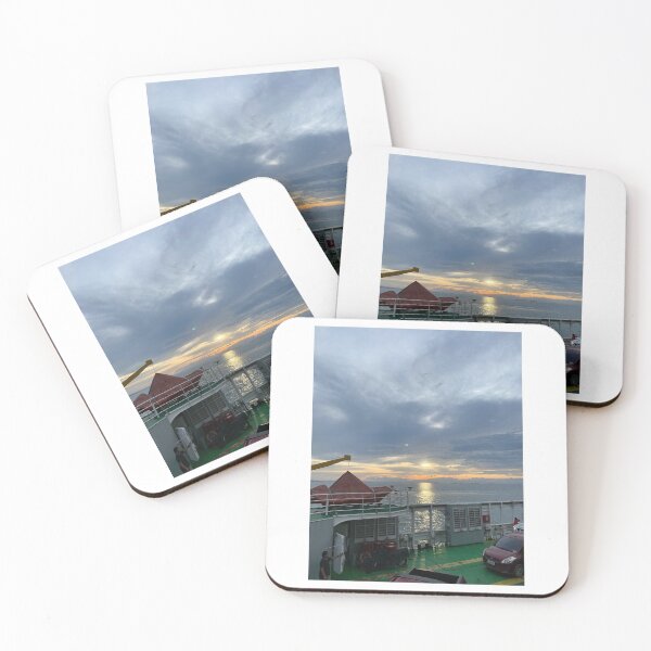 Item preview, SUNSET OVER THE FERRY 2 designed and sold by iAmmAja43.