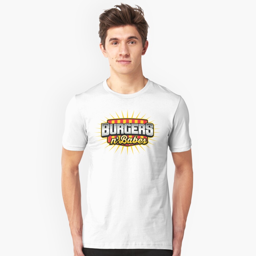 Burgers & Babes Slim Fit T-Shirt
