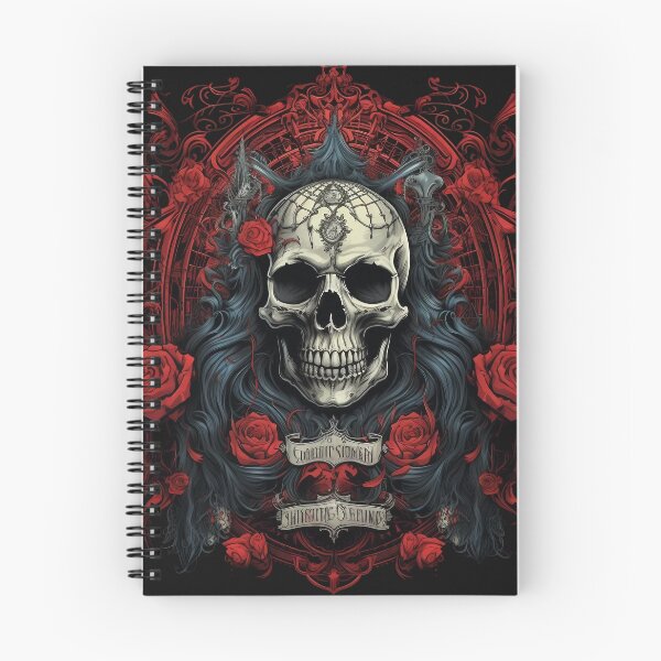 Item preview, Skull And Roses designed and sold by Obsidian Ink by Wilshire.