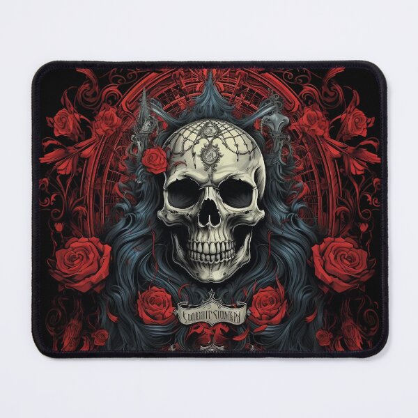 Item preview, Skull And Roses designed and sold by Obsidian Ink by Wilshire.