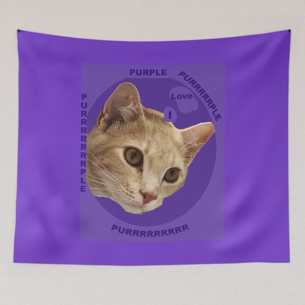 Item preview, I Luv Purrrrple designed and sold by ComicJo.