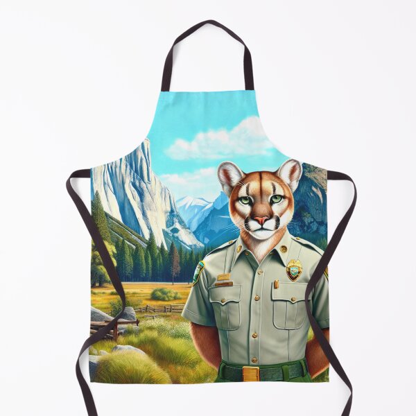 Item preview, Yosemite Valley Mountain Lion Park Ranger designed and sold by HippieFarms11.