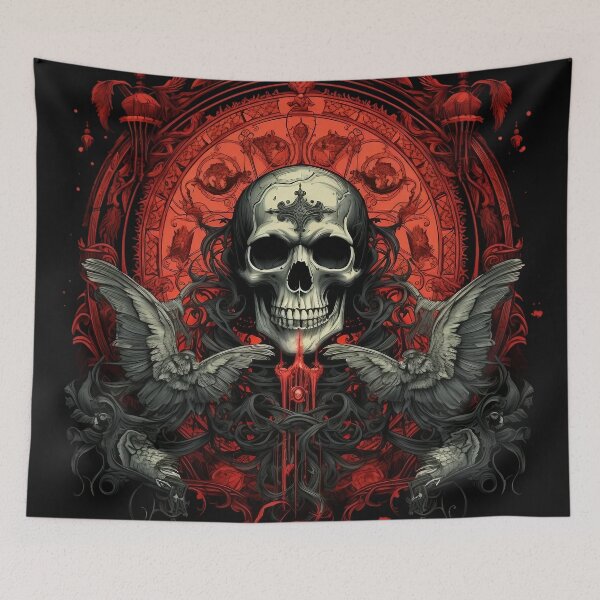 Item preview, Skull And Black Birds designed and sold by Obsidian Ink by Wilshire.