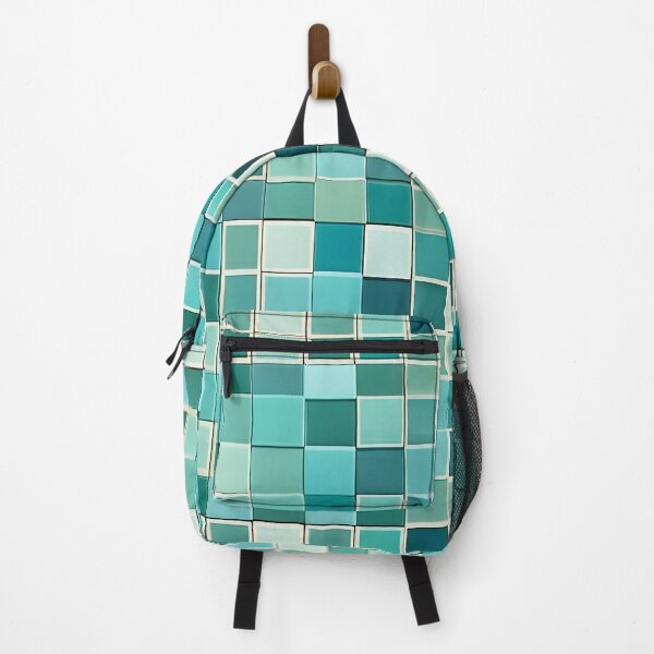 Item preview, Mid Century Modern Geometric Abstract Pattern Aquamarine designed and sold by Prints and Lifestyle.