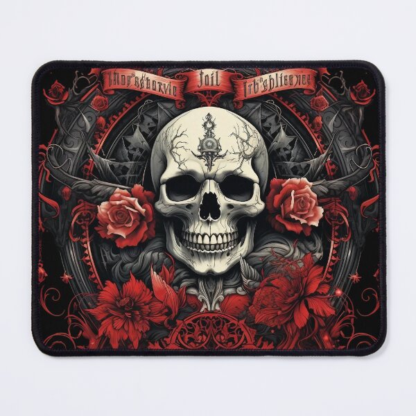 Item preview, Skull And Roses designed and sold by Obsidian Ink by Wilshire.