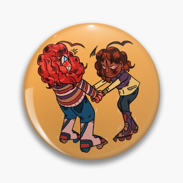 Item preview, Sophie and Jenny Rollarblading designed and sold by AdheredWeird.