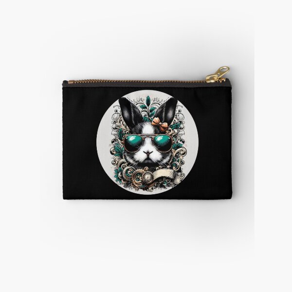 Item preview, rabbit wearing sunglasses and a bow designed and sold by Mechanical-Artt.