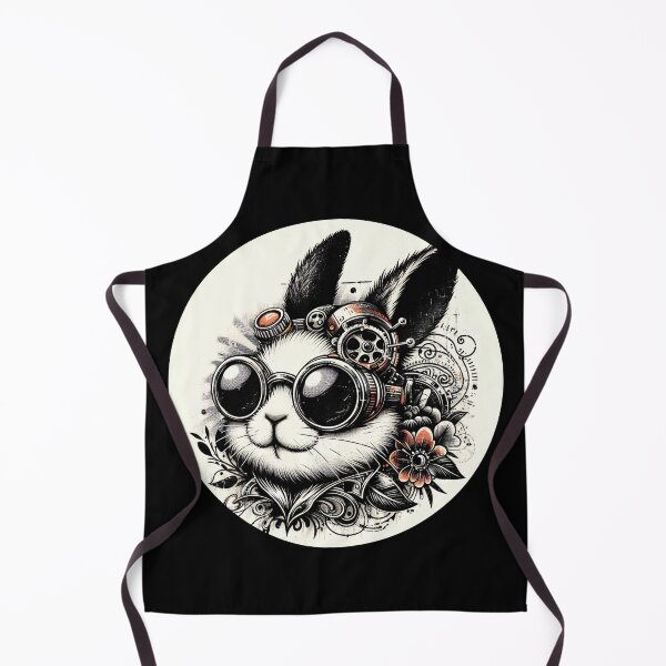 Item preview, rabbit wearing steampunk glasses designed and sold by Mechanical-Artt.
