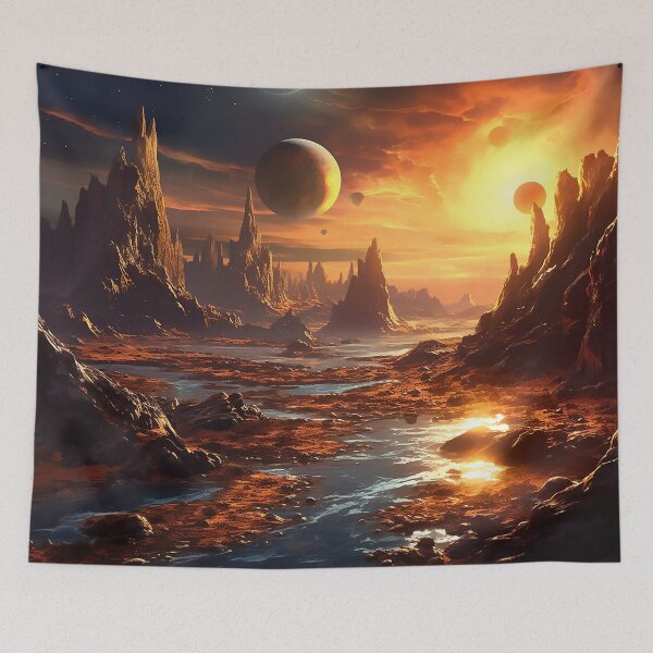 Item preview, Futuristic Landscape designed and sold by Cris888.
