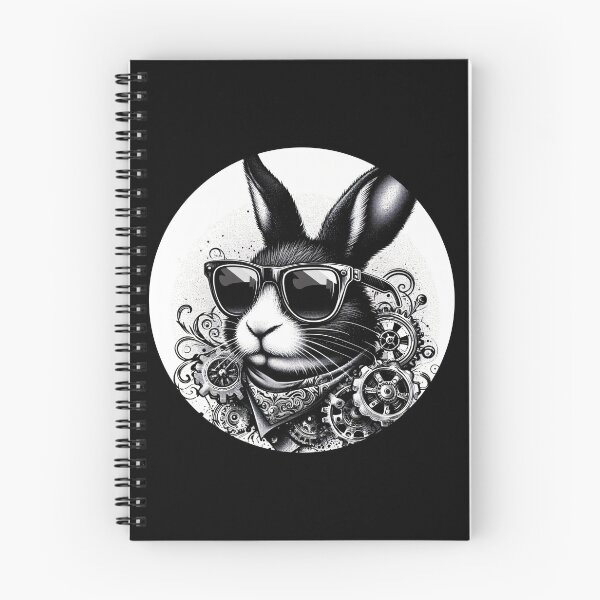 Item preview, rabbit wearing sunglasses designed and sold by Mechanical-Artt.