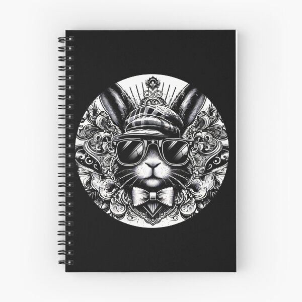 Item preview, rabbit wearing sunglasses and a hat and a bow tie designed and sold by Mechanical-Artt.
