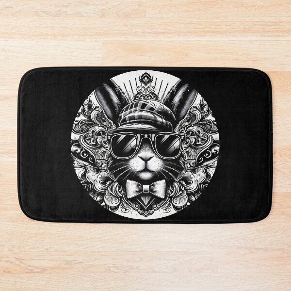 Item preview, rabbit wearing sunglasses and a hat and a bow tie designed and sold by Mechanical-Artt.