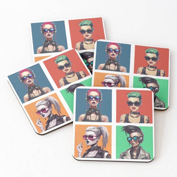 Item preview, Four ladies corners  designed and sold by LorenzoArtZa.