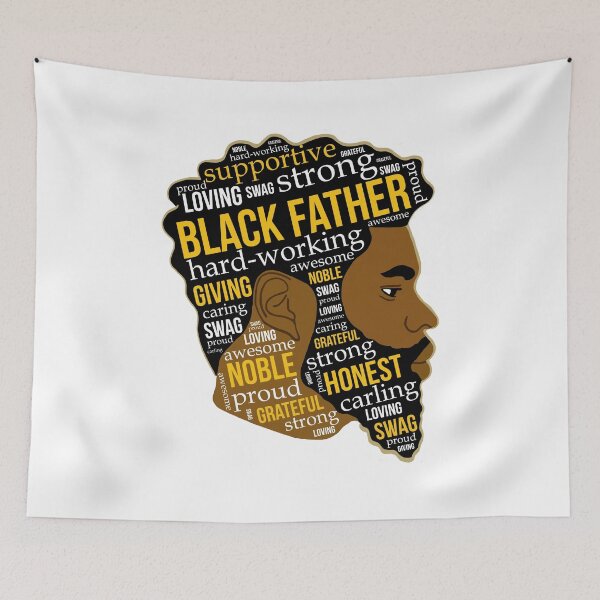 Item preview, Black Father Supportive Loving Swag Strong Hard Working Giving T-Shirt designed and sold by samishoops.
