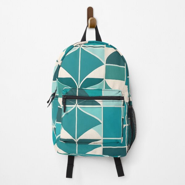 Item preview, Mid Century Modern Geometric Abstract Pattern Aquamarine designed and sold by Prints and Lifestyle.