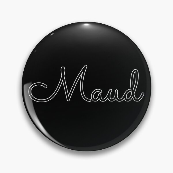 Item preview, Writing Maud Name Label (Black) designed and sold by NormadWorld.