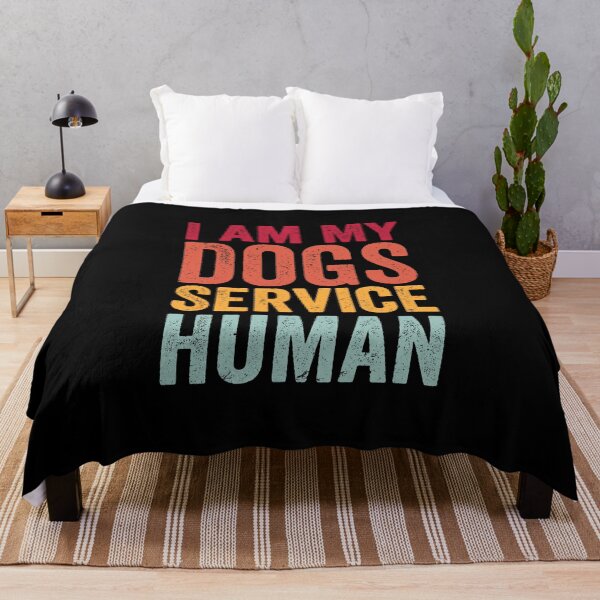 Item preview, Retro Vintage I Am My Dogs Service Human designed and sold by Merchrise.