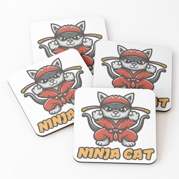 Item preview, Ninja Cat Samurai  designed and sold by IcePools.