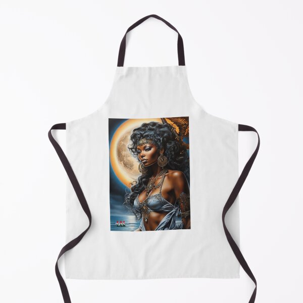 Aperçu de l'œuvre Marcheur de lune africain ; Adorateur de la Lune ; Art fantastique de l'IA ; créée et vendue par Mona-Leilah.